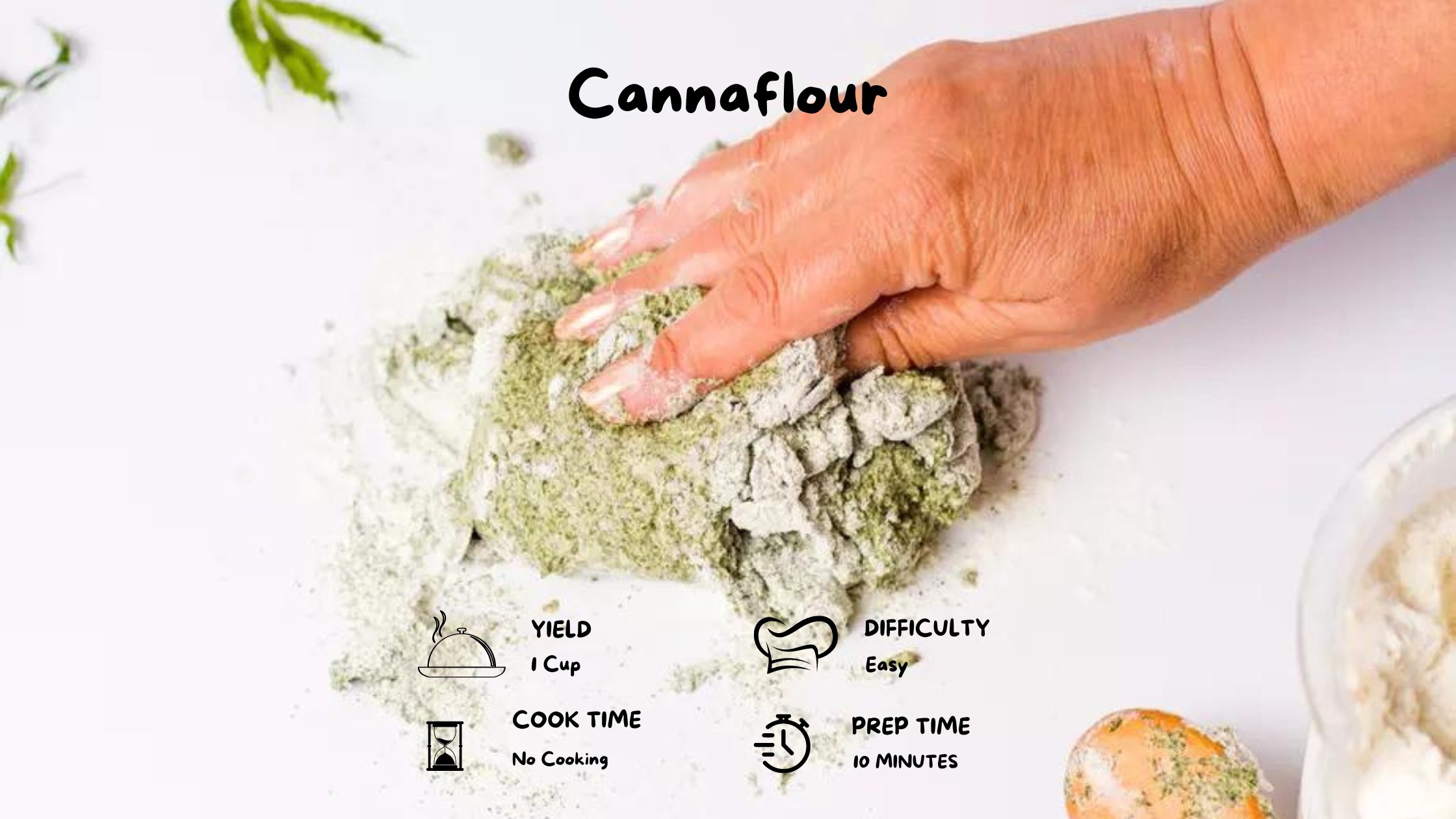 Cannabis and Marijuana Flour or Canna Flour