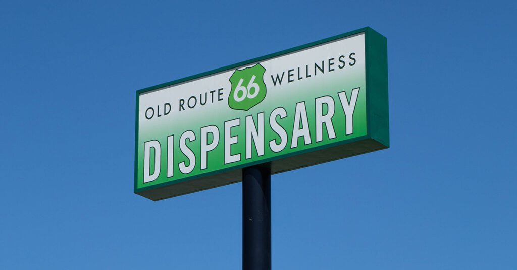 Old Route 66 Wellness recreational marijuana dispensary in Springfield Missouri MO