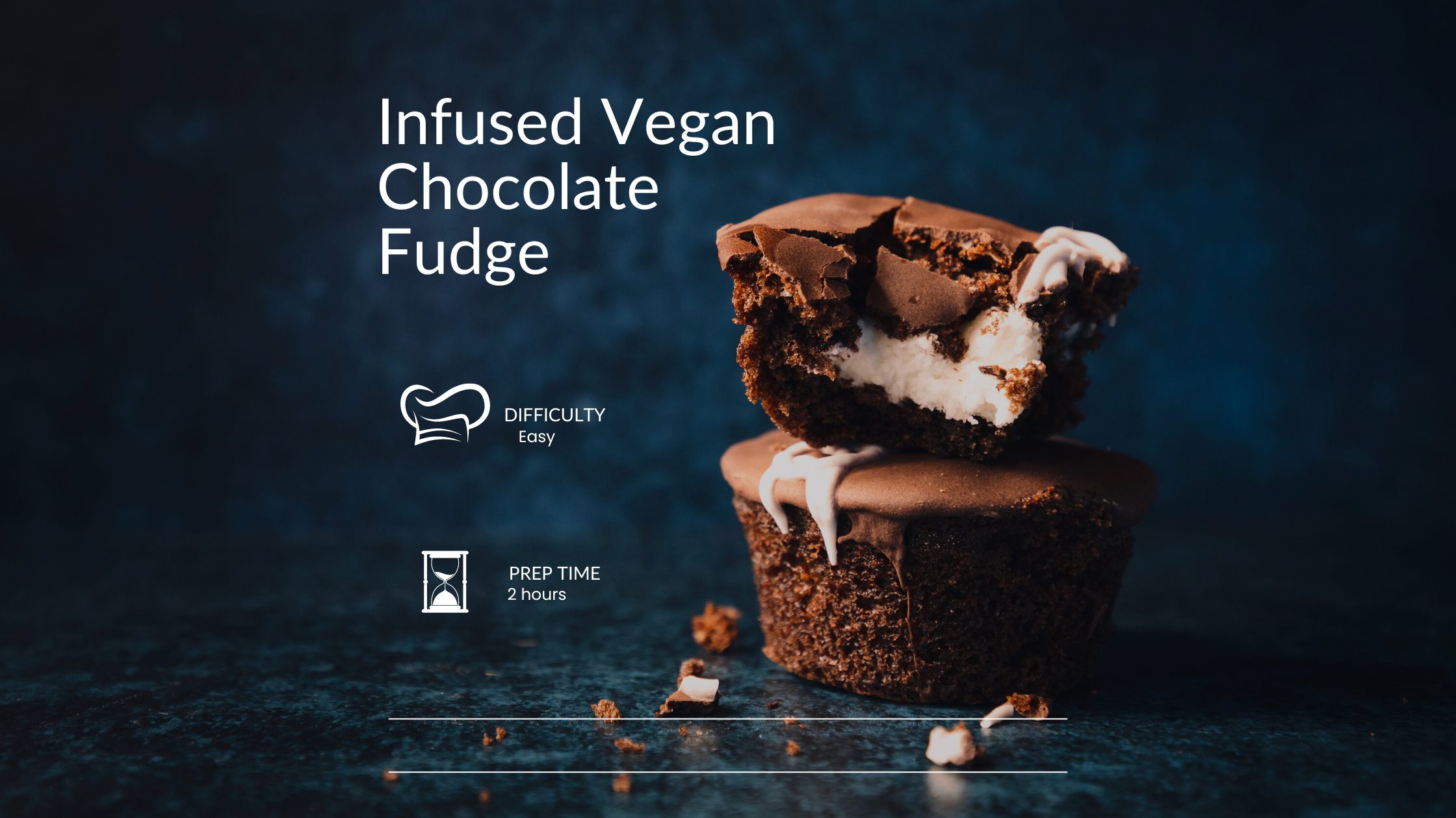 THC Cannabis or Marijuana Infused Vegan Chocolate Fudge