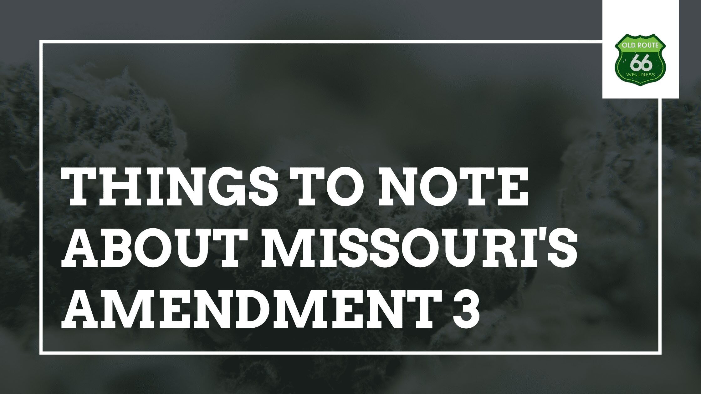 Things to Note About Missouri's Amendment 3 about Recreational Marijuana